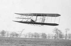 Historic airplane in flight